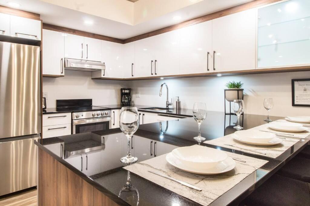 Condo Chic, Centre-Ville Piscine, Terrasse, Gym Québec Dış mekan fotoğraf
